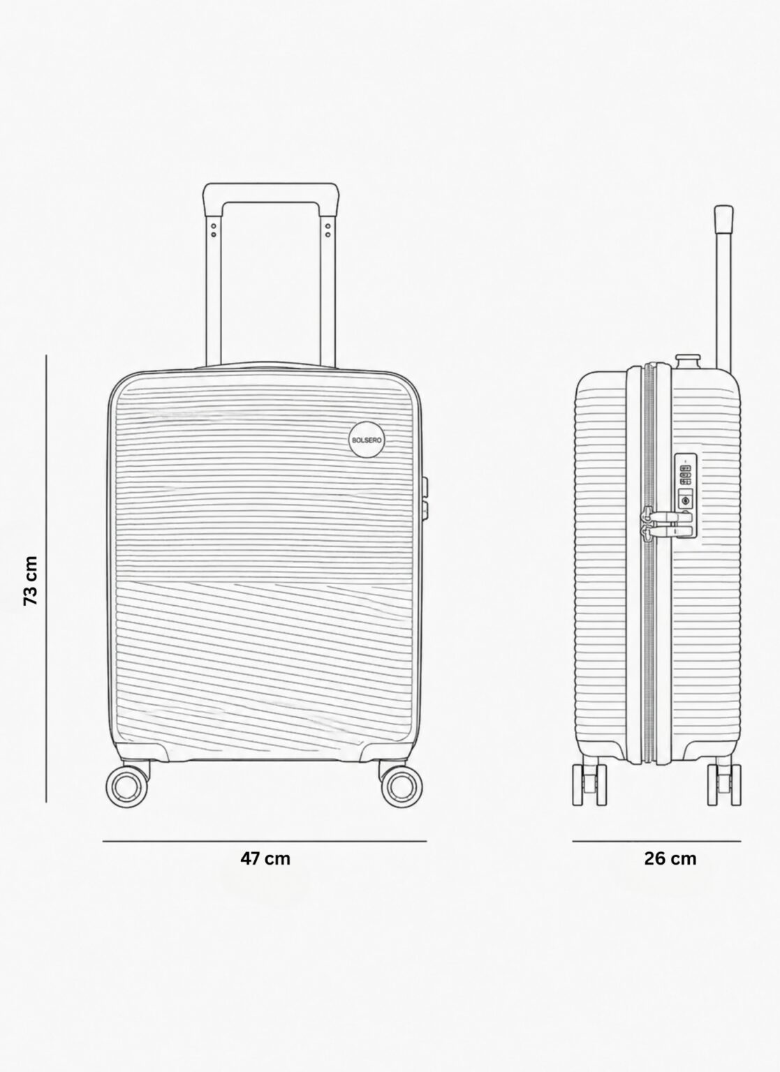 Travel Suitcase in Yerevan size L | ճամպրուկ Երևանում