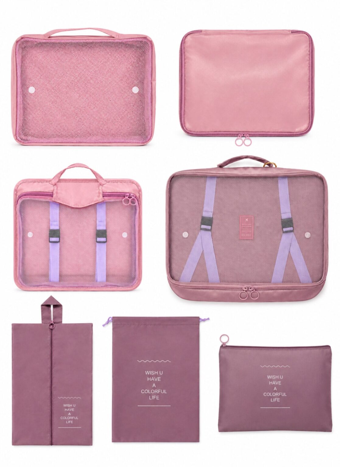 Travel organizer set (7 pcs)