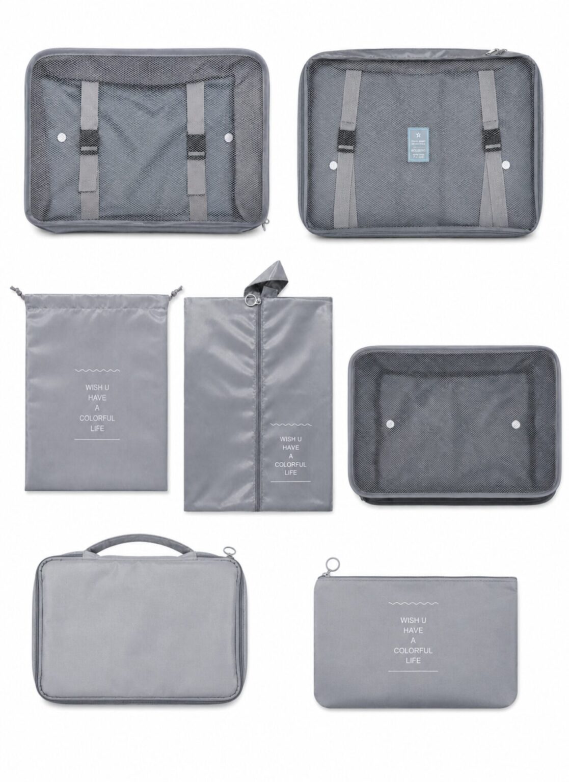 Travel organizer set (7 pcs)